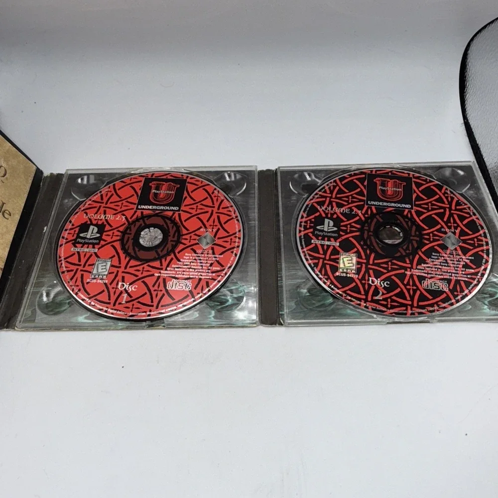 Sony PlayStation Underground Volume 2.3 PS1 Demo Discs MediEvil Trap Gunner RARE